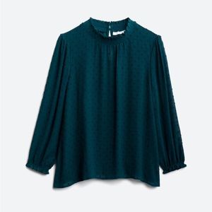 Luq MockNeck Blouse